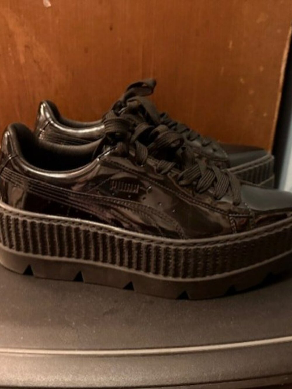 FENTY PUMA by Rihanna Pointy Toe Creeper Platform Sneaker Oxford - Picture 12 of 16